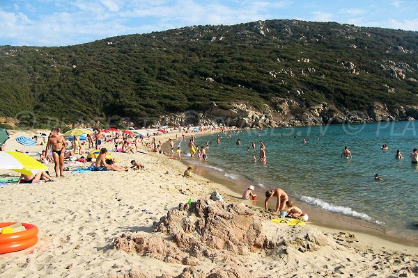 Plage de sable à Sartène