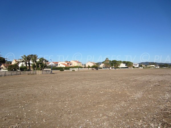 Plage de l'Ayguade à Hyères les Palmiers