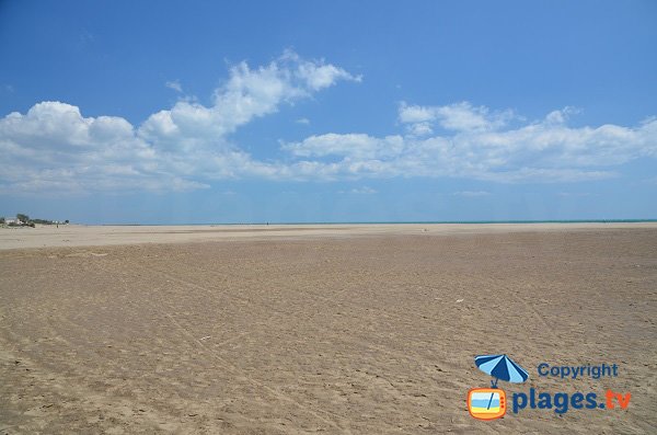 Plage à Gruissan les Ayguades