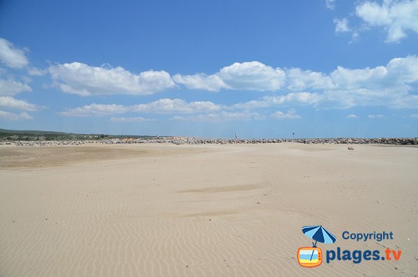 Dike between Gruissan and Narbonne Plage - Ayguades