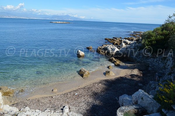 Plage du Bacon au Cap d'Antibes