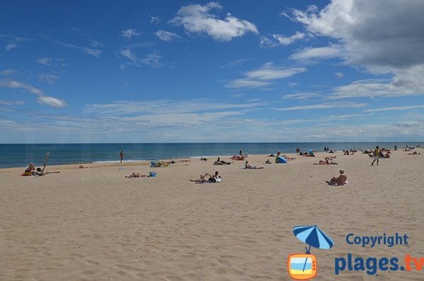 Plage naturiste à Marseillan