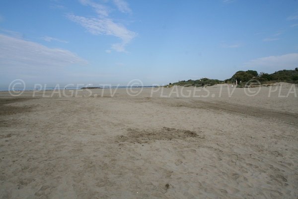 Baie de l'Amitié beach in Cape d'Agde in France