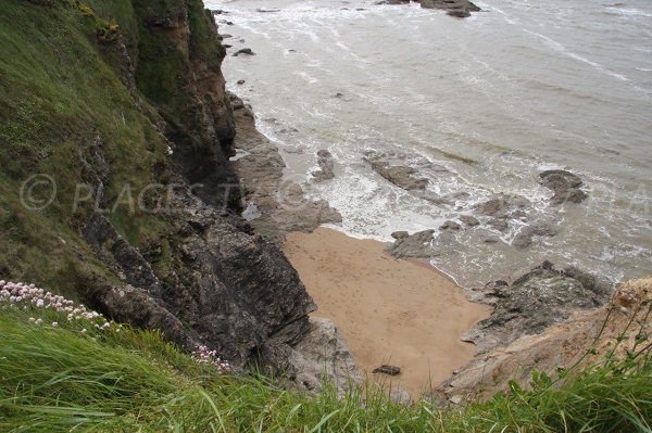 Cove in Bay of Dames in Assérac