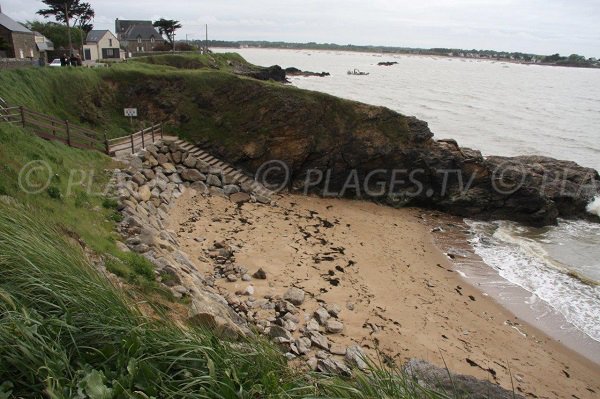 Baie des Dames beach in Assérac in France