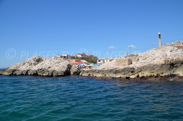 Baie des Singes from the sea