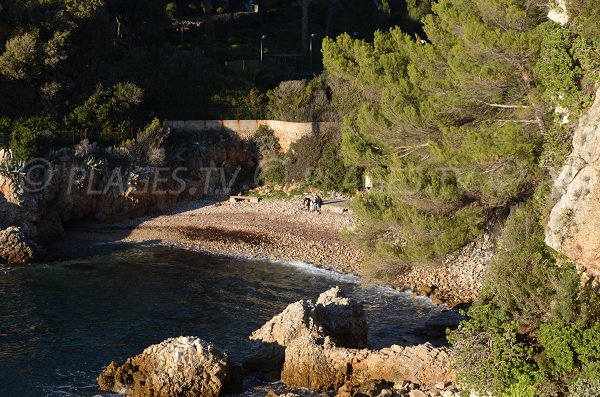 Spiaggia della Baia dei Miliardari del Cap d'Antibes - Dicembre