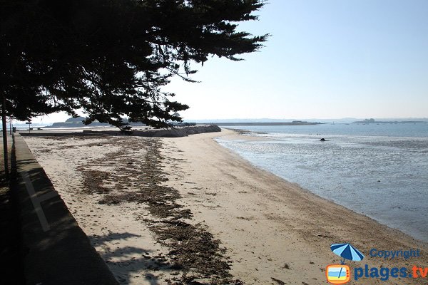 Cordon entre les deux plages de Sainte Anne - Saint-Pol de Léon