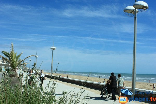 Waterfront in Saint Jean de Monts next to Baigneuse beach