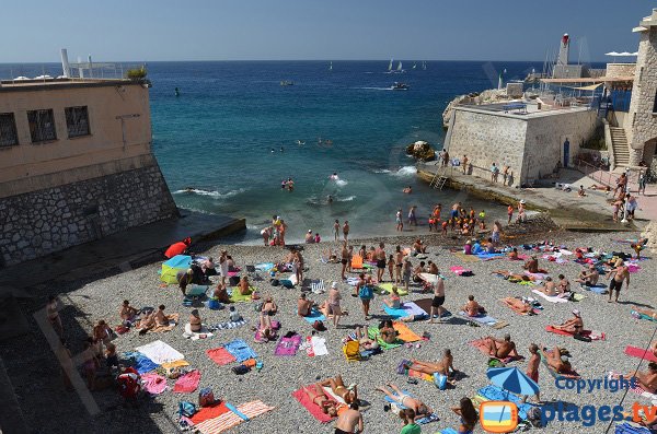 Plage des Bains Militaires à Nice