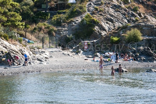 Foto vom Strand Valenti in Port Vendres