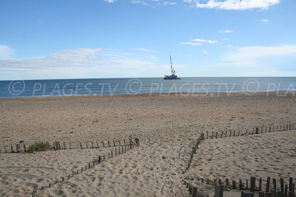 Spiaggia pubblica della Baleine a Sète