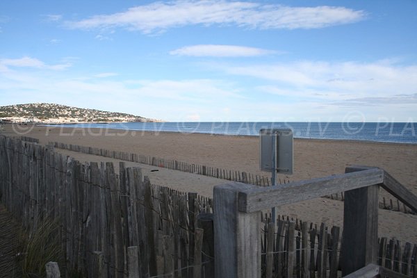 Baleine beach in Sète in France