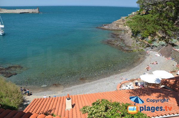 Plage de la Balette à Collioure