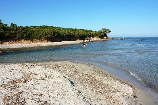 North of Balistra beach in Bonifacio - Corsica