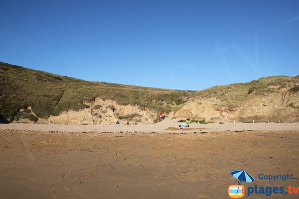 Dunes de la plage de Baluden - Belle-Ile