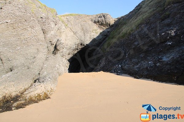 Crique sur la plage de Baluden - Bangor