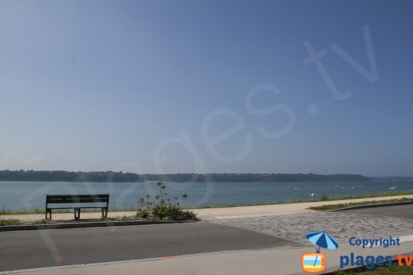 Esplanade of Banche beach - St Jacut de la Mer