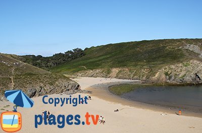 Beach in Bangor in Belle-Ile-en-Mer - Brittany