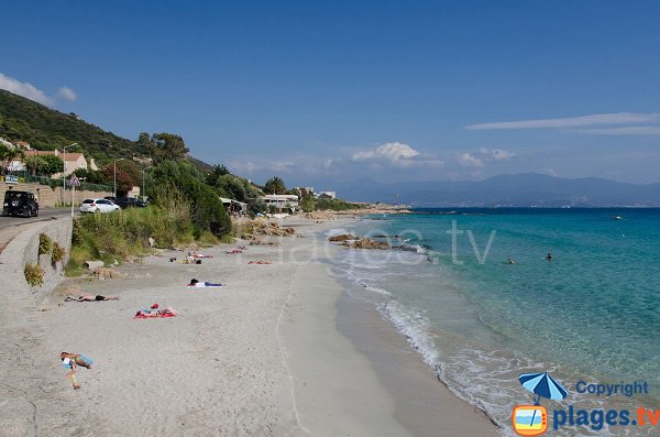 Plage de Barbicaja à Ajaccio