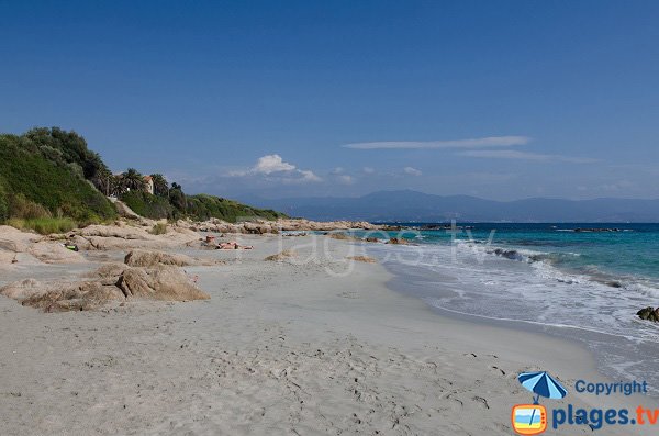 Cove next to Barbicaja beach in Ajaccio