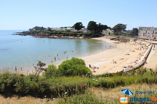 Photo de la plage des Barges à Billiers - Bretagne-Sud