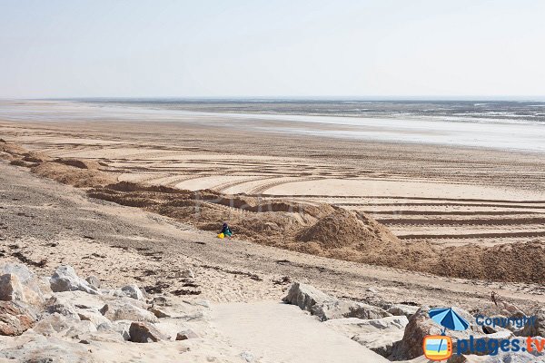 Plage de Barneville - côté sud