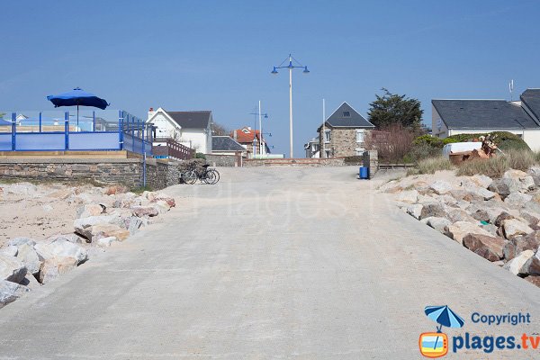 Café sur la plage de Barneville