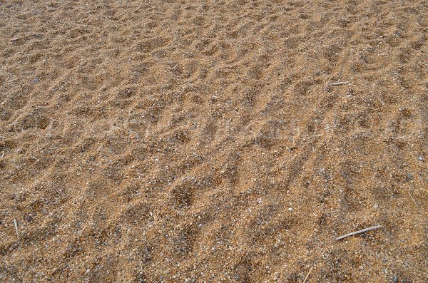 Di sabbia sulla spiaggia di La Barre a Anglet