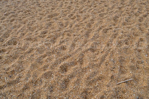 Sable sur la plage de La Barre à Anglet