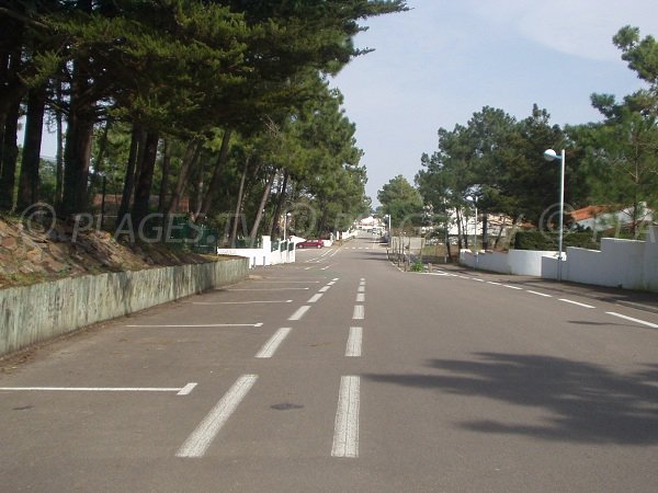 Parking de la plage de la Barrique à La Faute