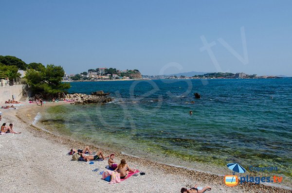 Bendor view from the Barry beach - Bandol