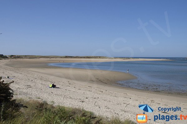 Bas Pouldu beach of Guidel