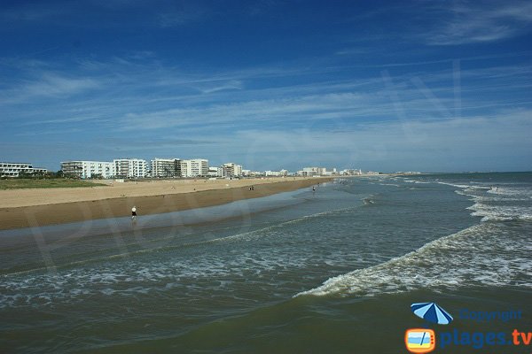 Photo de la plage de la Base Nautique de St Jean de Monts