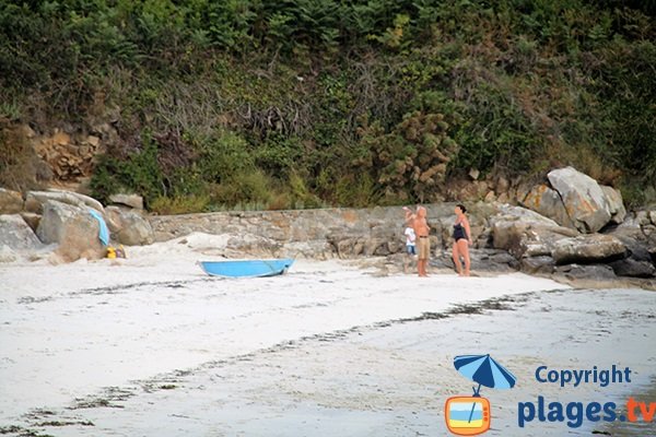 Plage calme à Plouguerneau - Bassinig