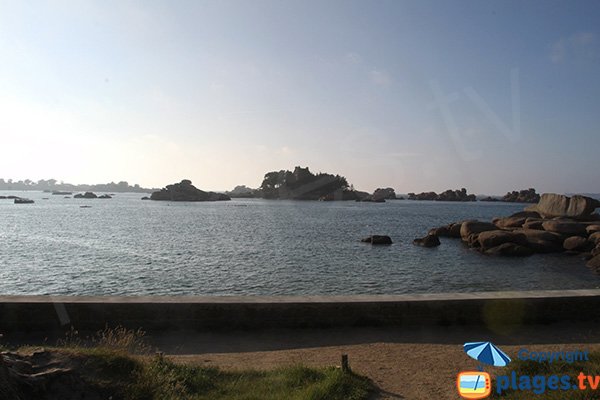 Vista dalla spiaggia della Bastiglia