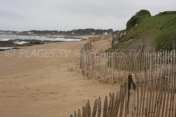 Beach near the campsite of La Turballe