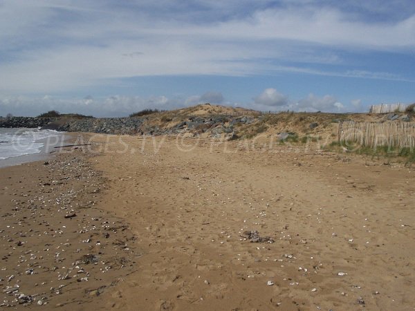 Plage de la Pointe de l'Aiguillon en Vendée