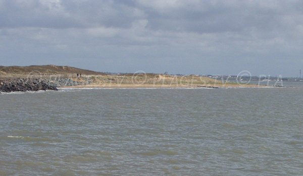 Plage de la Batterie en Vendée à l'Aiguillon sur Mer