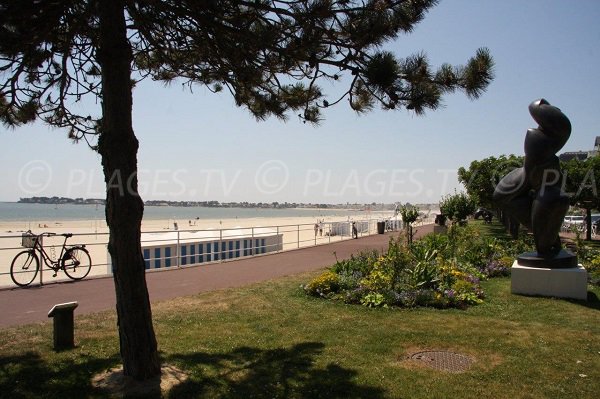 Vue sur la baie de la Baule et de Pouliguen