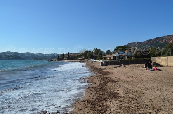 Spiaggia della Baumette a Agay in Francia