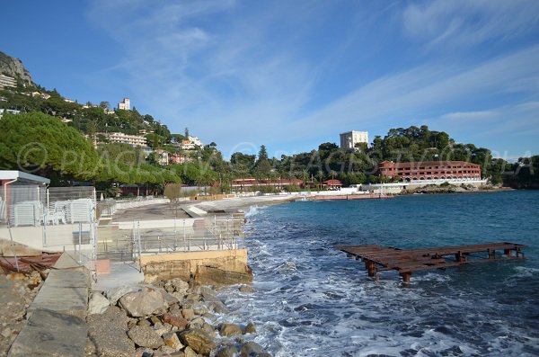 Privatstrand des Monte Carlo Beach in Roquebrune