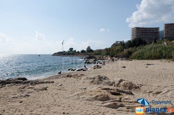 Plage de Beau Rivage à Ajaccio