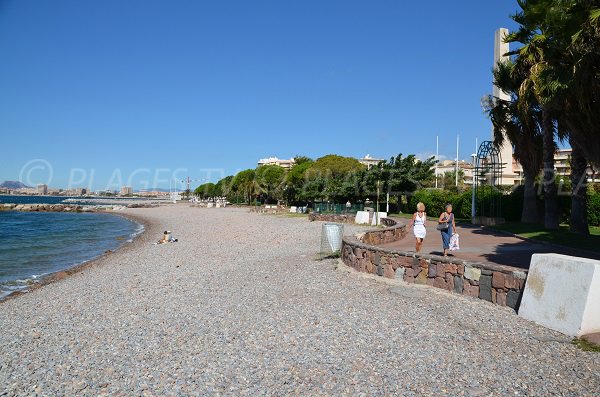 Plage de Beau Rivage à Saint Raphaël