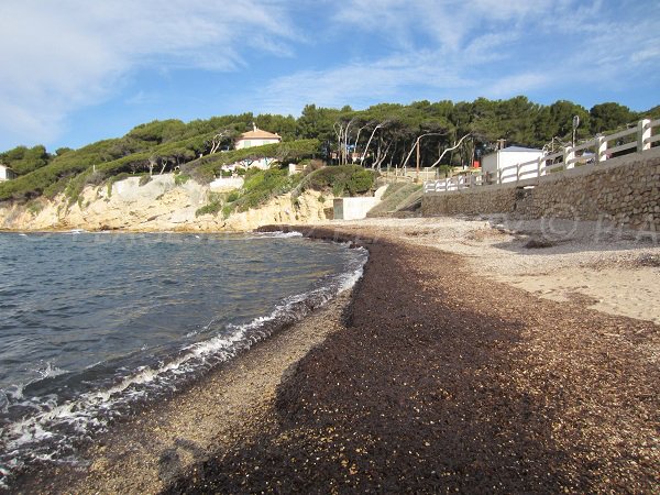 Spiaggia vicino campeggi di Sanary sur Mer