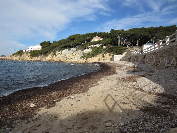 Plage de Beaucours à Sanary sur Mer