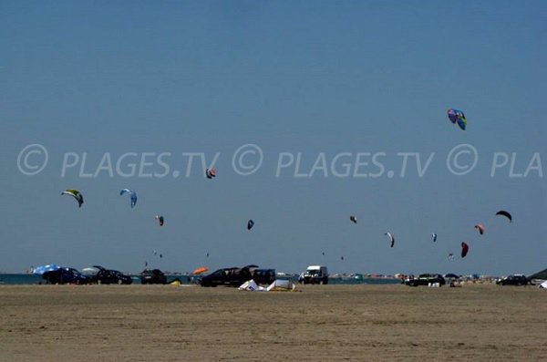 Photo de la plage de Beauduc en Camargue