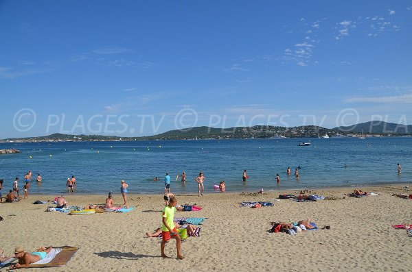 Beach in Grimaud in summer - Beauvallon