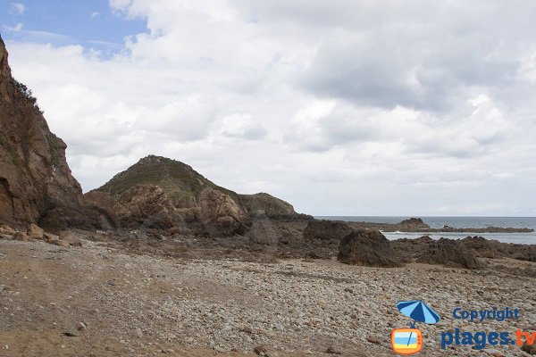 Plage sauvage à Plouha - Beg Hastel