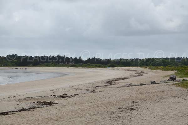 Plage au niveau de la pointe de Beg Lann - Morbihan (Sarzeau)